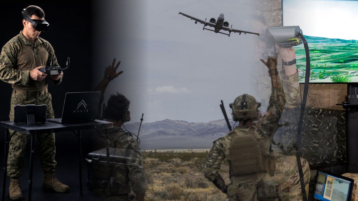 JTAC training — VR simulation suite and live terminal attack control with A-10 overhead