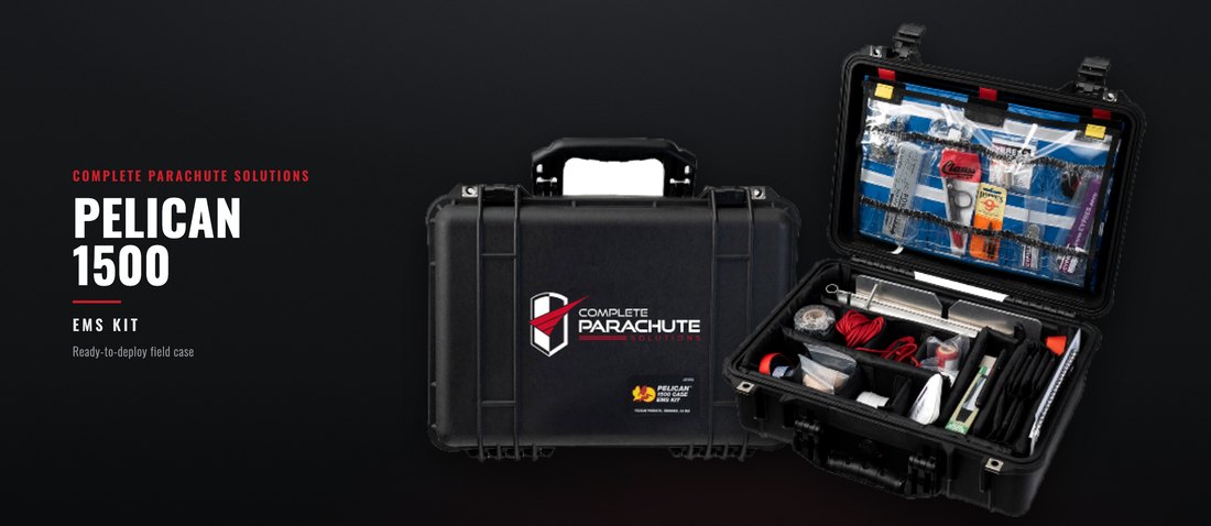 Rigger kit — Pelican 1500 EMS field case with rigging tools and consumables